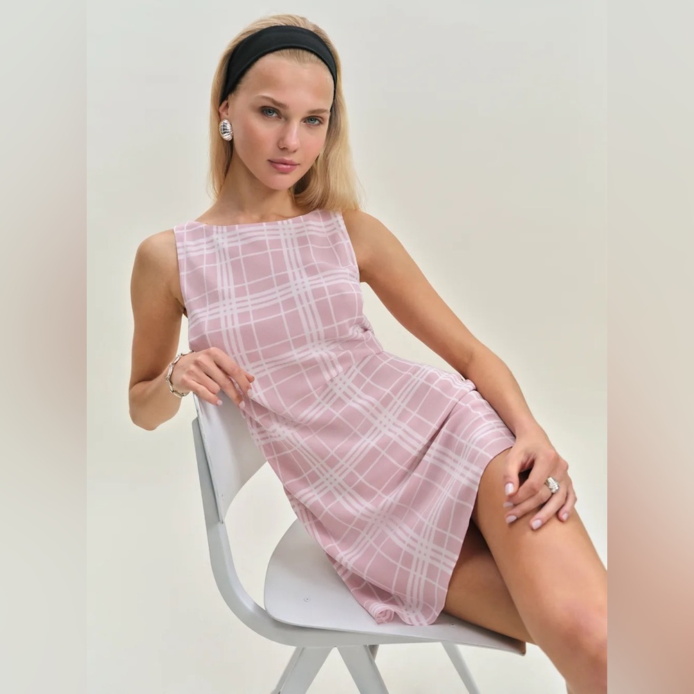 Reformation Dale Dress Pink - Size S